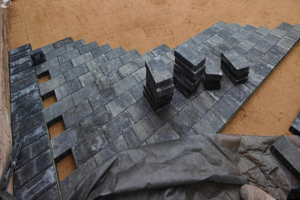 Block paving