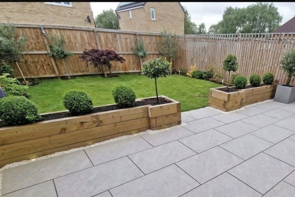 Building work garden walls